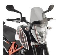 Givi 245a Ktm Duke 690/suzuki Gsr 600/yamaha Mt-03 660 Windshield Black unisex