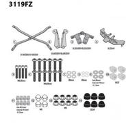 GIVI 3119FZ Luggage Rack Kit for Monokey/Monolock Top Case, Suzuki GSX S1000