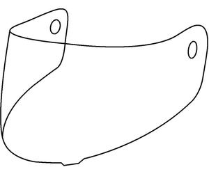 GIVI 50.4 Visor, clear, One size