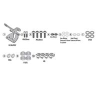 Givi A1208A Mounting Kit for Givi 1173S Windshield, Honda CB 650 R MY24