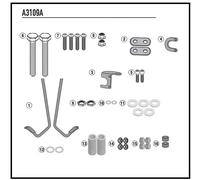 GIVI A3109A Mounting Kit For Windshield 107A Suzuki Address 110