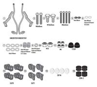 GIVI A7074A Specific Mount Kit For SYM bwt 125 e5+