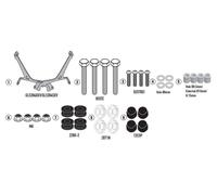Givi A9053A Mounting Kit For Windshield 9053A, ROYAL ENFIELD METEOR 350