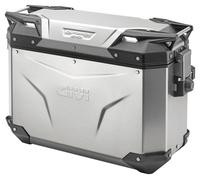 Givi Alu side case Trekker Outback Evo RIGHT 37L MONOKEY SILV. orange