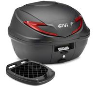 GIVI B39N Monolock Top-Case 39L Universal Plate Scooter Rear Luggage Black Red