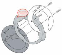 Givi BF01 / Kappa BF01K Tank Ring for Tanklock Bag to Fit Suzuki Models