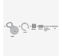 Givi BF92 Flange Kit For Tanklock/ED Bags, RE Himalayan 450