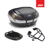 GIVI Black Top Case Kit V56NNT + Yamaha T-Max 530 Plate 2012 2013 2014