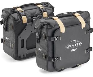 Givi Canyon GRT720B 25+25L, sidebags Monokey waterproof 2 x 25 l Black/Grey/Beige