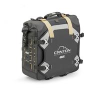 GIVI Canyon GRT725 30L Waterproof Monokey Single Side Saddle Bag, 1 Pc, Black