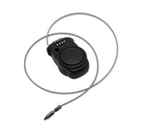 Retractable Cable Lock with Combination, Motorcycle, Original GIVI S220, Black