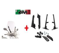 GIVI Complete Windshield With Mounting Kit For HONDA SH 125-150 ABS 2012-2016