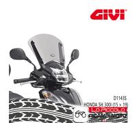 Givi D1143S Low Smoke Windshield for Honda SH 300I 2015 2016 2017 2018 2019 2020