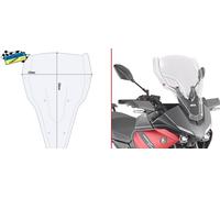 GIVI D2148ST Clear Windshield Front For YAMAHA Tracer 700 20-22