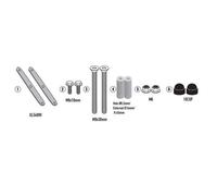 GIVI D6711KIT Mounting Kit For 6711DT Windshield, APRILIA SR GT 125-200