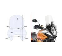 Givi D7703st Ktm 1050/1090/1190 Adventure&1190 Adventure R Windshield