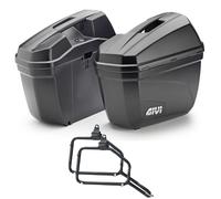 GIVI E22N Side Luggage With Frame PL9053 For Royal Enfield Meteor 350 2021-2026