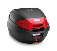 GIVI E300 - Monolock top case with new closure, black-red