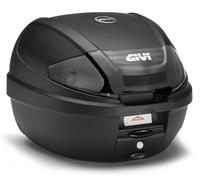 GIVI E300NT2 Monolock TOP BOX 30 Litres BLACK CASE + M5M PLATE for 257FZ