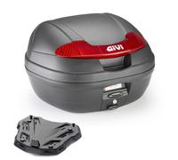 Givi E340N Top Case 34L with Honda Pcx 125 Plate 2010-2012 MonoLock