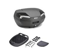 GIVI E46NT2 Monolock Top Case Motorcycle Case & Luggage with Mounting Plate Including Riviera Motorcycle