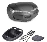 GIVI E46NT2 Monolock Top Case Motorcycle Case & Luggage with Mounting Plate Including Riviera Motorcycle