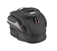 GIVI EASY03 Tanklock 12-16L Extendable Motorcycle Tank Bag with Rain Cover and M.O.L.L.E. System - Black