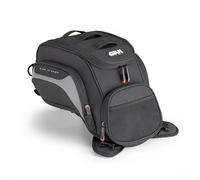 GIVI EASY06 12L Magnetic Motorcycle Tank Bag with Straps, Rain Cover and M.O.L.L.E. System - Black