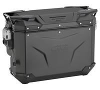 Givi EVO Outback sidecase, offset to right 40L Silver orange