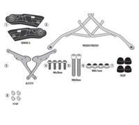 GIVI Frame Kit TR6407 for Soft Side Bags, Street Twin, Bonneville T100/T12