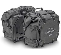 givi grt720 side bags + holder canyon compatible with kawasaki versys-x 300 2017 2018 2019 2020 2021 2022 m mototopgun