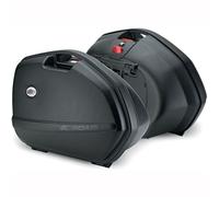 K33N - Kappa Pair of panniers MONOKEY® capacity 33 ltr. black colour