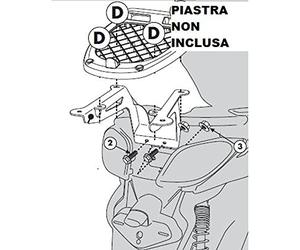 Givi KR3700 Top-Case Carrier Monolock