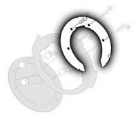 GIVI BF Tanklock System for TANKLOCK Tankbags, black