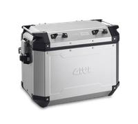 GIVI Trekker Outback 48 Aluminium Side Case Grey Silver 41-50l