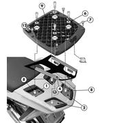 Givi Monokey Motorcycle Adaptor Plate - BMW R1200 RT (2005) - E193