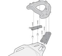 Givi Monokey Honda Crosstourer 1200/crosstourer 1200 Dct Top Case Rear Fitting Black