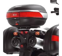 Givi Monokey Kawasaki Klv 100&suzuki Dl 650 V-strom/dl 1000 V-strom Top Case Rear Fitting Black