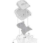 Givi Monokey Motorcycle Adaptor Plate - Suzuki DL650A V-Strom (12-13) - SR3101