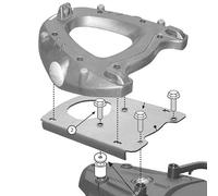 Givi Monokey Bmw F 650/700/800 Gs&f 800 Gs Adventure Top Case Rear Fitting Grey