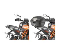 Givi Top Case Carrier 7707FZ for Monolock Case, No Plate - KTM Duke 125-390 (17-21)
