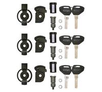 Givi Complete 3-barrel Top Case Closure Black