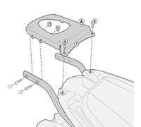 GIVI Top Case Carrier for Monokey Case, with M5 Plate for Triumph Tiger Sport 1050 (13-20)