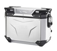 Givi OBKEV37AA Trekker Outback Evo Motorcycle Pannier - Anodised 37 Litre Left