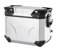 Givi OBKEV44AA Trekker Outback Evo Pannier - Anodised Aluminium 44 Litre Left