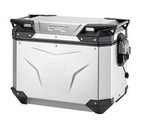 Givi OBKEV48AA Trekker Outback Evo Pannier - Anodised Aluminium 48 Litre Right