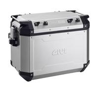 Givi OBKN48AL Left Hand Side Trekker Outback 48 Litre Pannier - Aluminium