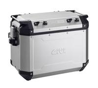 GIVI Trekker Outback 48 Aluminium Side Case Grey Silver 41-50l