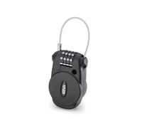Retractable Cable Lock with Combination, Motorcycle, Original GIVI S220, Black
