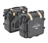 Givi Pair Waterproof Motorbike Motorcycle Panniers 25 Litre - GRT720B Canyon